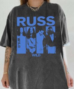 Russ Wild Tour T-Shirt, Into the Wild Tour Tee with Cash Stack, Music Festival Apparel, Russ 2025 Concert Shirt