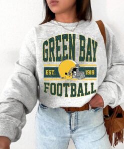 Vintage Green Bay Football Sweatshirt, Green Bay Shirt Retro Style 90s Unisex Crewneck, Graphic Tee Gift For Football Fan Sport.