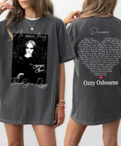 Ozzy Osbourne Final Tour 2 Side Shirt, No More Tours Vintage T-Shirt, Retro Rock Legend Shirt, Dreamer Music T-Shirt