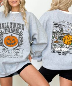 Halloweentown 1998 2 Sides Sweatshirt, Spooky Pumpkin T-Shirt, Halloween University, Halloween Tee, Fall Sweater Shirt