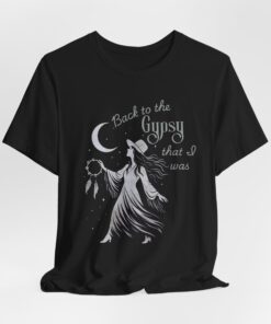 Gypsy T Shirt, Stevie Nicks Inspired Witchy Boho Graphic Tee, Mystical Gypsy Soul Shirt