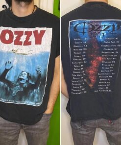Ozzy Osbourne 2 side Tour 2003 black T shirt
