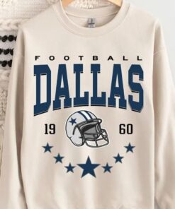 Vintage Dallas Football Sweatshirt, Trendy Dallas Football Fan Gift, Dallas Game Day Shirt, Dallas Shirt, Game Day Shirt.