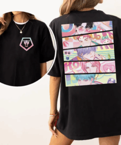 Kpop Saja Boys Shirt, Kpop Demon Hunters Tshirt, Demon Hunters Merch, Kpop Huntrix Pin Tee, Saja Boys Fan Gifts