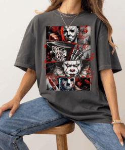 Halloween Horror Movie Characters T-Shirt, Halloween Horror Nights 2025 Shirt, Perfect Halloween Gift