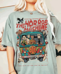 The Horror Machine Tshirt, Halloween Horror Characters Shirt, Universal Studios Scary Movie Tee, Gift for her him