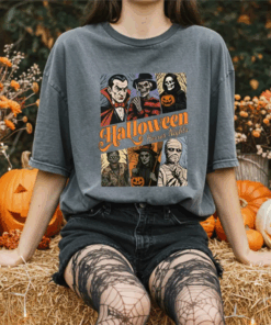 Halloween Horror Nights T-Shirt, Horror Characters Tee, Universal Studios Scary Movie Tee, Halloween Shirt