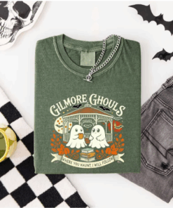 Gilmore Ghouls Shirt, Halloween Fall Vibes Tshirt, Autumn Festival Tee, Spooky Gilmore Girls Fan Top, Halloween Gift