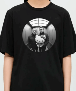 Michael Myers and Jason Voorhees Halloween Tshirt, 90s Horror Movie Shirt, Retro Halloween Tee, Friday The 13th Top