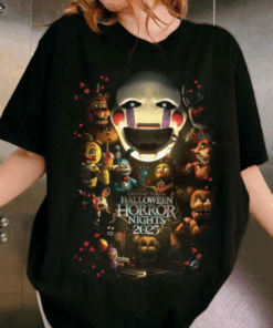 Halloween Horror Nights 2025 Tshirt, Universal Studios Scary Movie Shirt, Five Nights at Freddy's Halloween Tee, Gift for her him