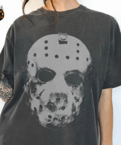 Retro Jason Voorhees Halloween T-Shirt, Jason Voorhees Shirt, Horror Movie Character Tee