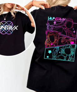 Kpop Demon Hunters T-Shirt, Huntrix Girls Shirt, Mira Rumi Joey Tee, Kpop Fan Gift, Korean Pop Lover Gift