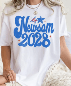 Anti Trump Shirt, Gavin Newsom 2028 T-Shirt, Newsom for President Tshirt, Governor Newsom Tee, Leftist Political Tops