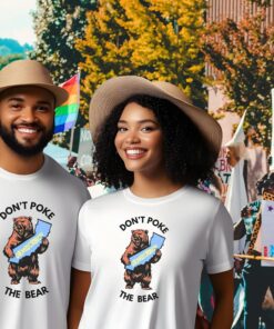 Don't Poke The Bear T-Shirt, Calif Voting Rights Unisex Tee, Gavin Newsom Support Shirt, Calif Pride, Political Activist Top