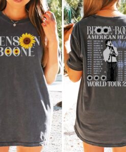 Benson Boone American Heart Tour T-Shirt, Benson Boone American Heart Tour Shirt, Retro Music Graphic Tee,Tour Concert Merch