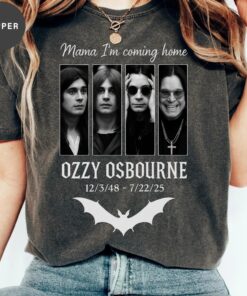 Ozzy Osbourne, Osborne Shirt, Mama I’m Coming Home T-Shirt, Tribute, Memorial, No More Tour Shirt, Rock Legend Memorial Tee, RIP Ozzy 2025 Shirt