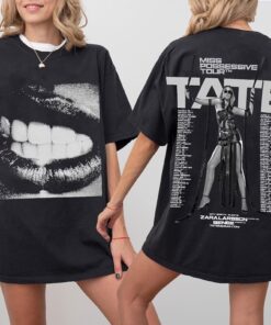 Tate McRae Miss Possessive Tour Shirt, Concert Tour Dates Graphic, Pop Star Fan Merch 2025, Miss Possessive Tour Dates Tee, Tate McRae Fan