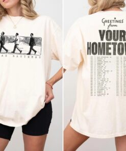 Greetings From Your Hometown Jonas Road Tour Tee Jonas Bros 20th Annivesary Tour 2025 Shirt Jonas Retro 90s Vintage Jonas Brother Tour Shirt