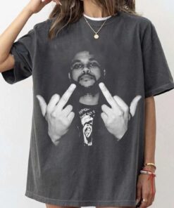 The Weeknd Middle Finger XO Tour 2025 Vintage Washed T Shirt, The Weeknd Unisex Fan Shirt, Retro Graphic Tee, The Weeknd Shirt