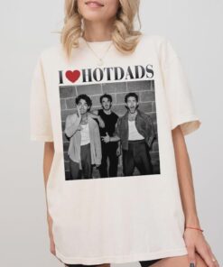 In My Jonas Brothers Shirt, I Love Hot Dads Shirt, Jonas Bros 20th Annivesary Tour 2025 Shirt