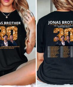 Jonas Bros 2025 2 Sided Tour T-Shirt, Jonas 20 Anniversary Shirt, Nick, Joe, Kevin Jonas Shirt, Jonas Brothers Shirt, Retro Jonas Bros Tee