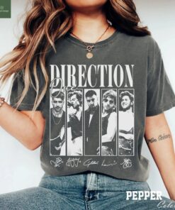 Vintage One Direction Pop Music Shirt, Retro Direction Music Album Shirt, One Funny Direction Graphic Shirt, 1D Gift For Men Women Shirt