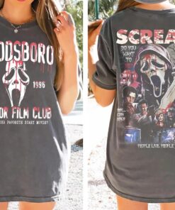 90s Halloween Scream Shirt, Vintage Ghostface Tshirt, Horror Film Club Top, Halloween Character Tee