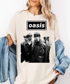 90s Oasis Band Shirt, Music Icon T-shirt, Oasis Music Fan Gift