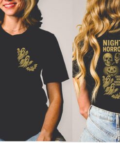 Night of Horrors Tshirt, Horror Halloween Shirt, Horror Night Tee, Creepy T-Shirt, Horror Movie, Vintage Horror Halloween Top