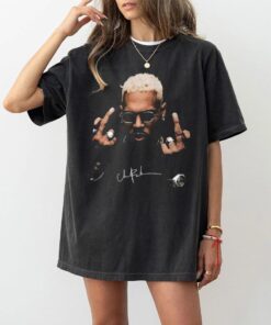 Chris Brown Vintage Middle Finger Vintage Shirt, Chris Brown Tour Breezy Bowl XX Vintage T-Shirt, Chris Brown Shirt, Chris Brown Graphic Tee
