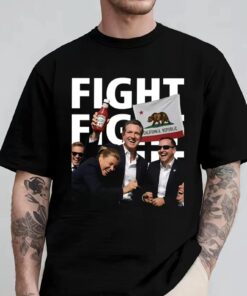 Gavin Newsom 2028 Tshirt, Gavin Newsom Fight Fight Fight Shirt, Political Campaign Tee, California Governor Tops