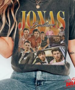 Vintage Jonas Brothers unisex t-Shirt, Living The Dream Tour 2025 Shirt, Jonas Brothers Tour Shirt, Jonas Bros 20th Annivesary Tour Shirt