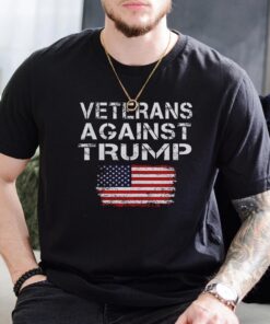 Veterans Against Trump Shirt, Anti Trump Shirt, Democrat TShirt, Liberal Gift, Political T-Shirt, Stop Trump, Anti Maga Shirt