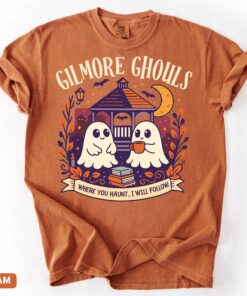 Gilmore Ghouls Shirt, Where You Haunt I Will Follow Shirt, Cute Ghost Halloween Tee, Spooky Fall Shirt, Autum Shirt, Ghost Couple Gift