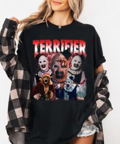 Terrifier Circus Shirt, Horror Movie Halloween T-Shirt, Spooky Circus Graphic Tee, For Horror Fans & Halloween Tops, Scary Horror