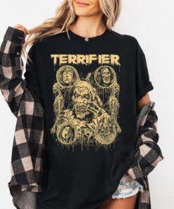 Vintage Terrifier Shirt, Horror Movie Halloween T-Shirt, Spooky Circus Graphic Tee, For Horror Fans & Halloween Tops, Scary Horror
