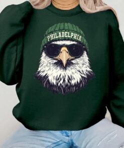 Philadelphia Football Sweatshirt, Sundays Football, Cool Mascot Philadelphia Football Sweater, Eagles Football