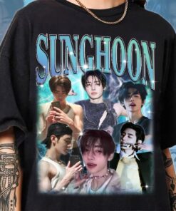 Limited Retro Sunghoon 90s Tshirt, Enhypen Fan Tee, Sunghoon Vintage Shirt, Walk The Line World Tour 2025, Kpop Merch