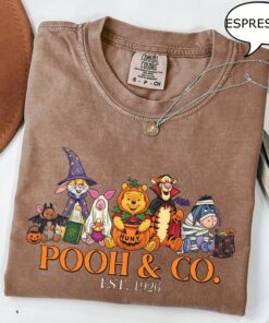 Pooh & Co Est 1926 T-Shirt, Winnie The Pooh Halloween Shirt, Pooh Spooky Shirt, Halloween Party Shirt