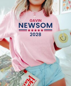Gavin Newsom 2028 Unisex Tee, Political Campaign Shirt, Governor Election Apparel, California Governor T-Shirt, Activist Protest Clothing