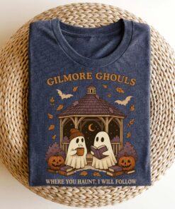 Gilmore Ghouls Shirt, Where You Haunt I Will Follow Shirt, Cute Ghost Halloween Tee, Spooky Fall Shirt, Autum Shirt, Ghost Couple Gift