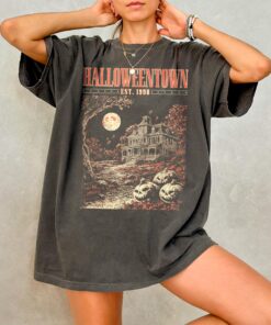 Halloweentown Shirt - Retro Halloween Comfort Colors Shirt, Not So Scary Shirt, Aesthetic Halloween Town Est 1998 Shirt, Spooky Fall Shirt
