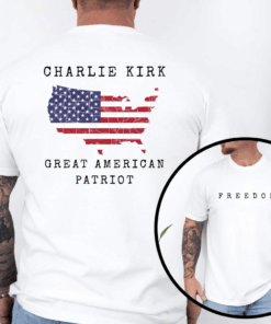 Great Amreican Patriot Charlie Kirk Freedom Hoodie, Sweatshirt, T-Shirt