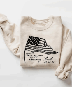 Turning Point Charli Kirk Sweatshirt, Charlie Kirk Shirt, Rest in Peace Charlie Tee, Charlie Kirk Memorial T-Shirt, Republican Top