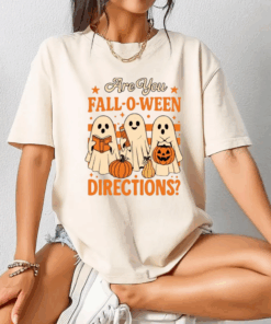 Ghost Teacher T-Shirt, Are You Fall O Ween Directions Tshirt, Teacher Halloween Shirt, Spooky Teacher Tee, Halloween Gift for Teacher