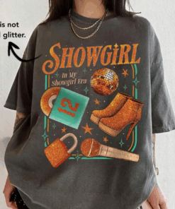 In My Showgirl Era Shirt, Showgirl Fan T-Shirt, Movie Watching Group Top, Gift For Fans, Gifts For Her Retro Album Tee