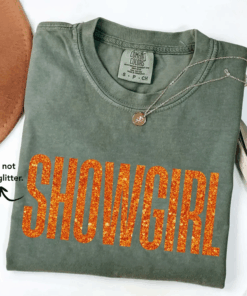 Showgirl Shirt for Fan, Showgirl Era Sweatshirt, Orange Show Girl Shirt for Concert, Gift for Her, Country Music Fan Gift