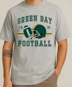 Green Bay Packers Football Shirt, Green Bay Fan, Football Gift