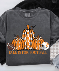 Tennessee Fall is for Football T-Shirt, Tennessee Game Day Tee, Tennessee Vols Shirt, Tennessee Pumpkin Top