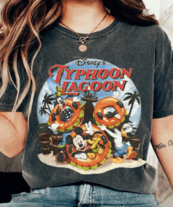 Vintage Disney Typhoon Lagoon Water Park Shirt, 1990S Mickey And Friends Summer Beach Tee, Disneyworld Disneyland Matching Trip Outfits